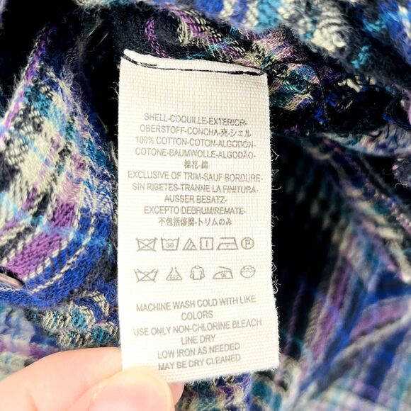 Free People Juniper Ridge Button Down Plaid Tunic Shirt, Size Small, Grunge - Picture 16 of 16